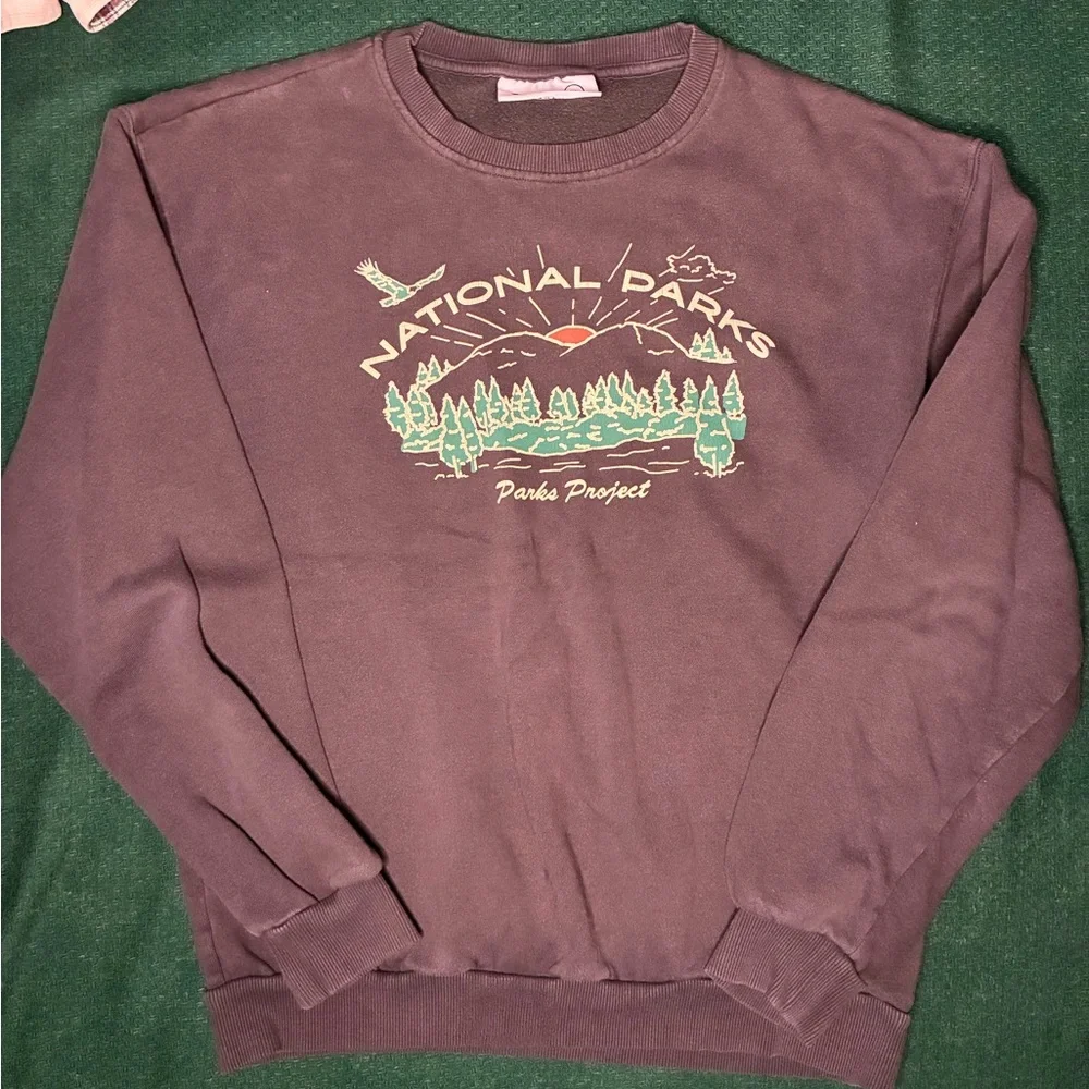 Parks Project Charcoal Crewneck Sweater - Picture 1 of 2